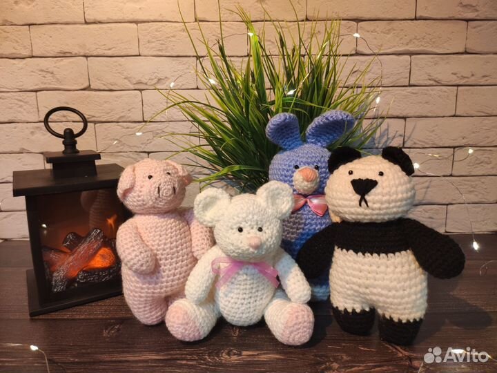 Вязаные игрушки ручной работы