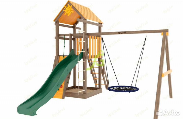 Детская площадка для улицы Панда Фани Nest