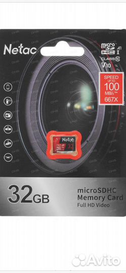 Карта памяти Netac microsdhc 32 гб