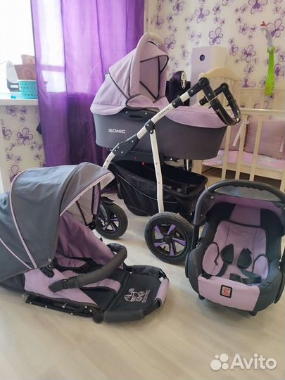 Детские коляски 3 в 1 бу