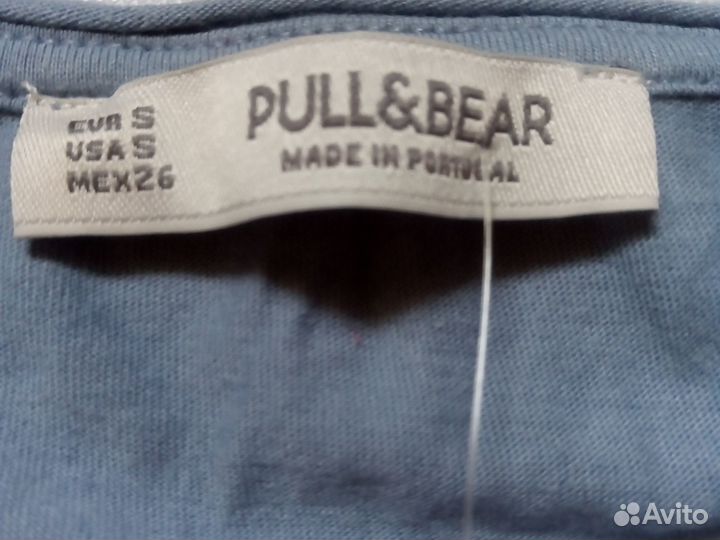 Лонгслив новый женский Pull and Bear оверсайз