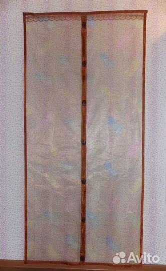 Антимоскитная сетка на дверь на магнитах 100*210