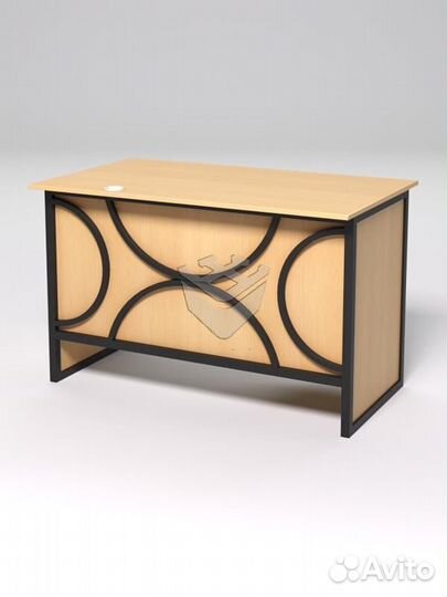 Стол однотумбовый офисный С-06 (правосторонний) &q