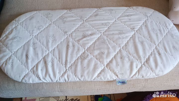 Матрасик для коляски 80*36+ простынка