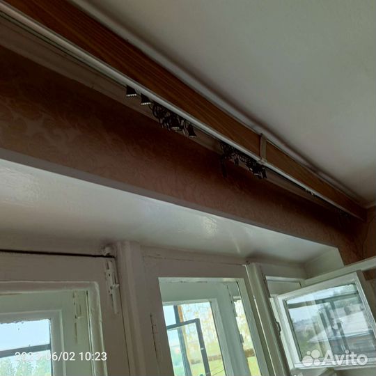 Гардины для штор настенные советских времён алюмин