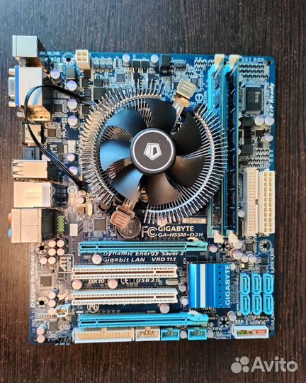 Материнская плата gigabyte ga h55m d2h