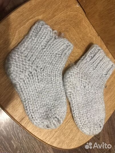 Носочки детские вязаные