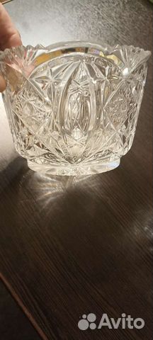 Салатник и конфетница хрустальные СССР