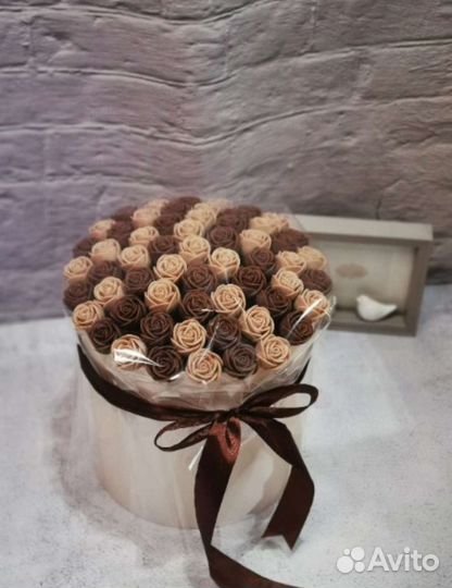 Букет из шоколадных цветов, сладкий букет