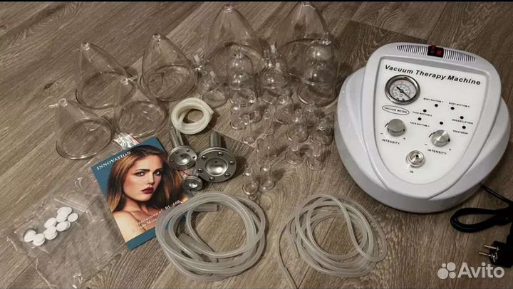 Аппарат для вакуумно-роликового массажа+банки