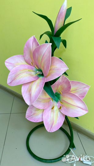 Торшер Лилия из изолона