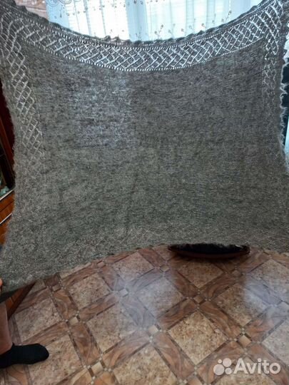 Шаль пуховая ручная работа