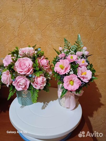 Букетики из мыла на праздник и просто так