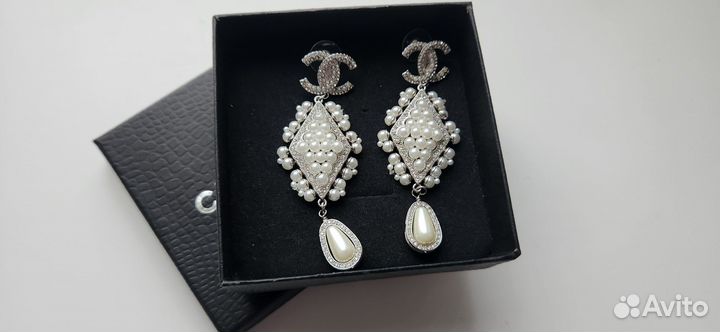 Серьги Chanel оригинал