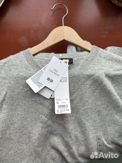 Светер мужской кашемировый Uniqlo из Японии