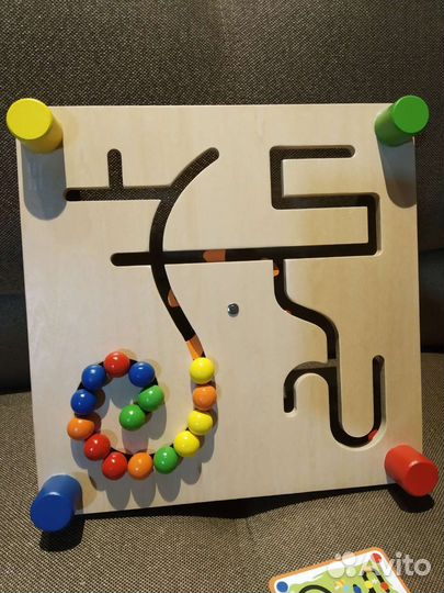 Бизиборд, лабиринт с шариками Viga насекомые