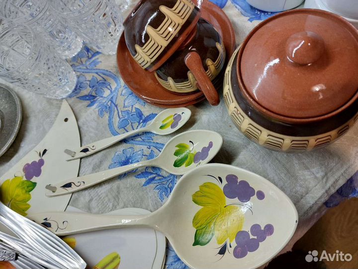 Посуда Стекло графины чашки вазы