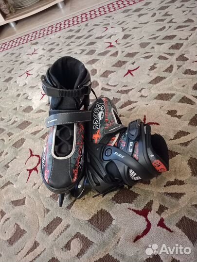 Коньки детские раздвижные б/у