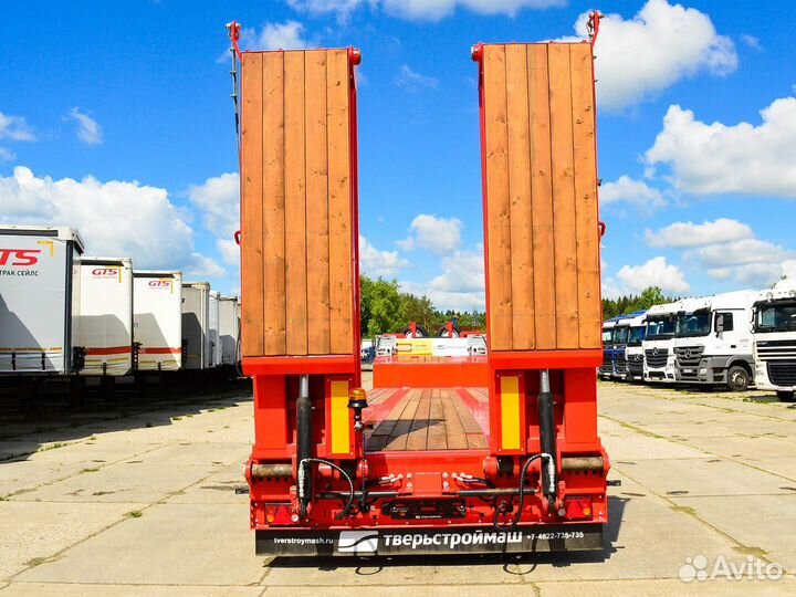 Полуприцеп трал (тяжеловоз) Тверьстроймаш Low, 2024