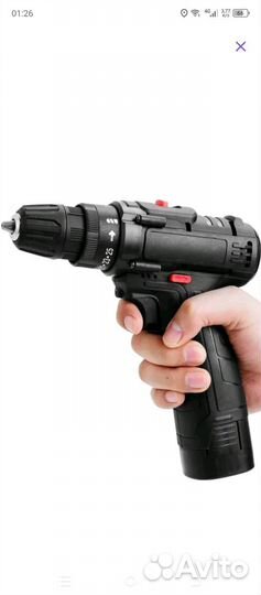 Аккумуляторный шуруповёрт, дрель