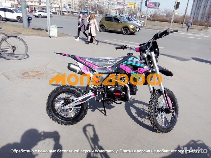 Питбайк BSE PH 125E AK47 Aquamarine