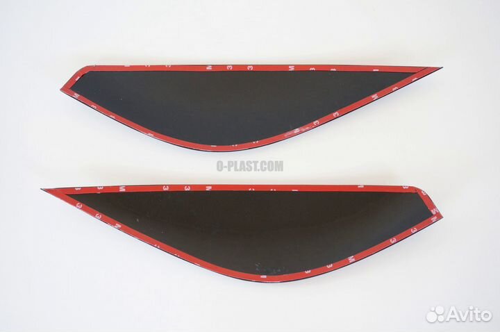 Реснички на фары для Renault Koleos 2008-2011