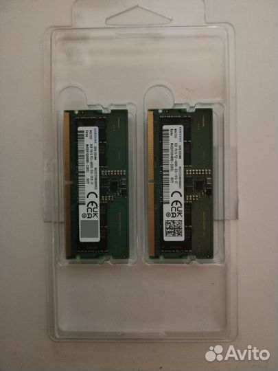 Оперативная память Samsung DDR5 8гб для ноутбука