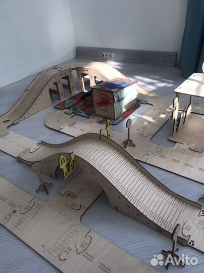 Деревянный автотрэк