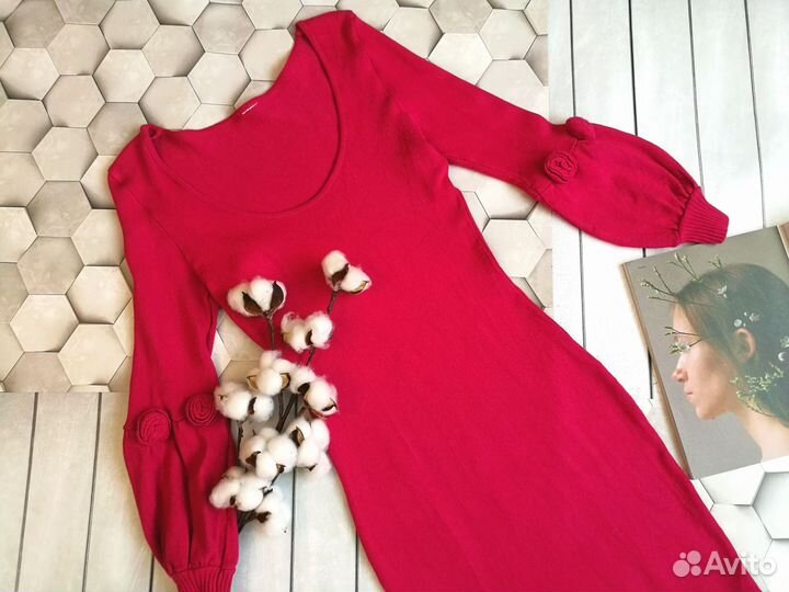 Вечернее платье 42 44 фуксия