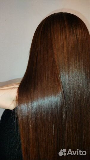Кератиновое выпрямление волос