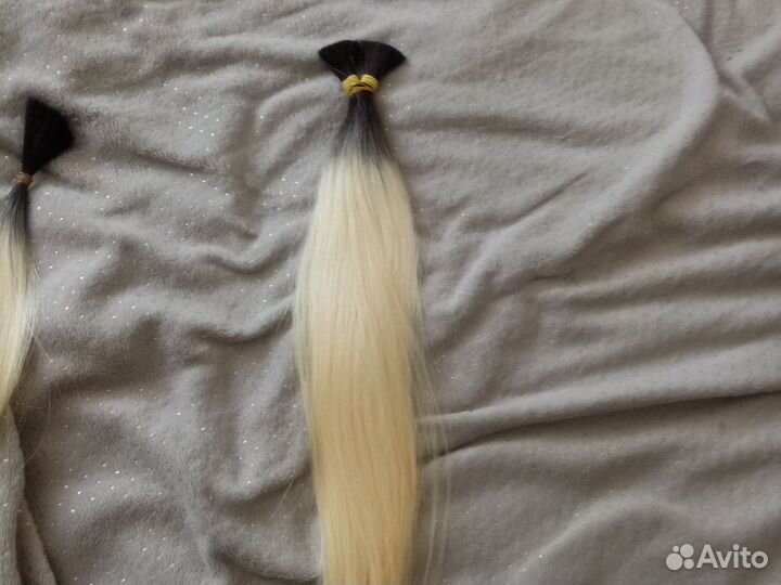 Амбре. Волосы для наращивания 65 см. 70 гр