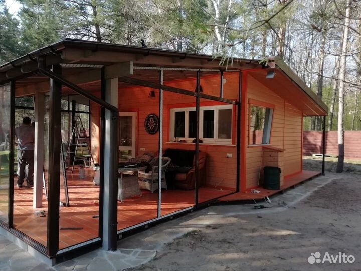 Остекление балконов и лоджий под ключ