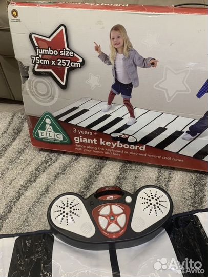 Музыкальное пианино коврик