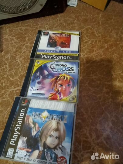 Диски с играми PS 1