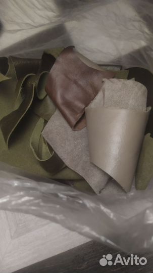 Натуральная кожа для печворга для рукоделия