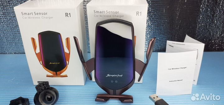 Держатель с беспроводной зарядкой Smart Sensor