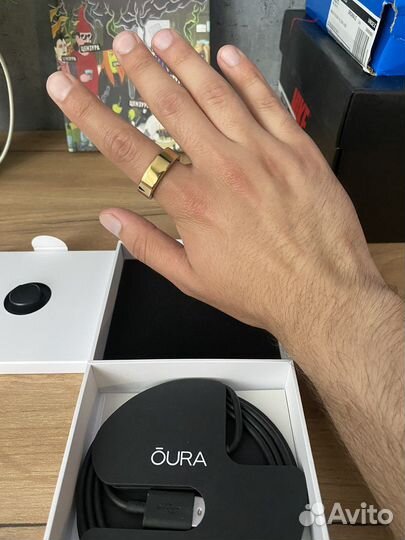 Oura ring 3 Heritage - Gold US 12