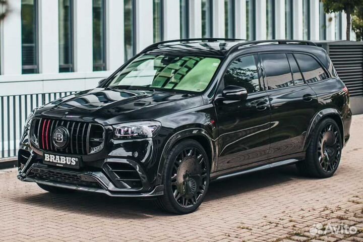Юбка переднего бампера Mercedes GLS W167 Brabus