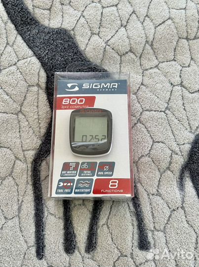 Велокомпьютер Sigma BC 800, baseline, 8 функций