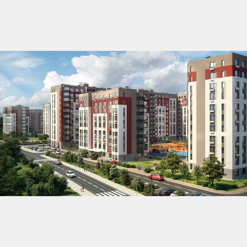 1-к. квартира, 40,3 м², 2/8 эт.