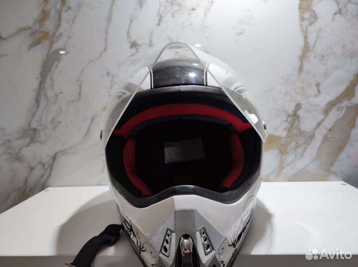 Шлем мото кроссовый