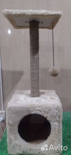 Когтеточка домик для кошки