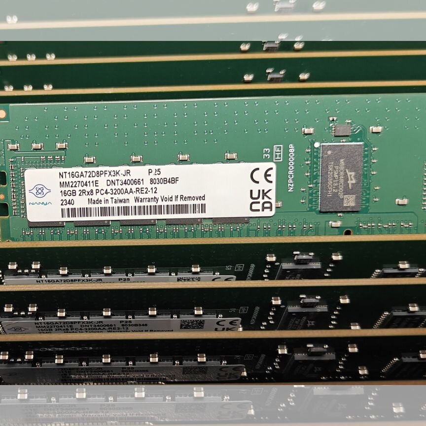 [NT16GA72D8PFX3K-JR] Серверная Память Ddr4 16gb 3200 Ecc Reg Nt16ga72d8pfx3k-Jr