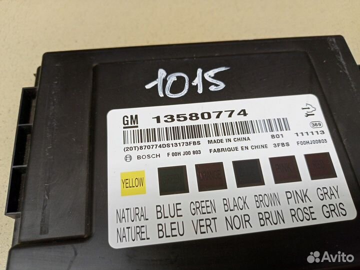 Блок комфорта Cruze 2009-2016