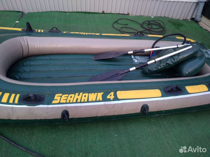 Лодка вёсельная seahawk 4