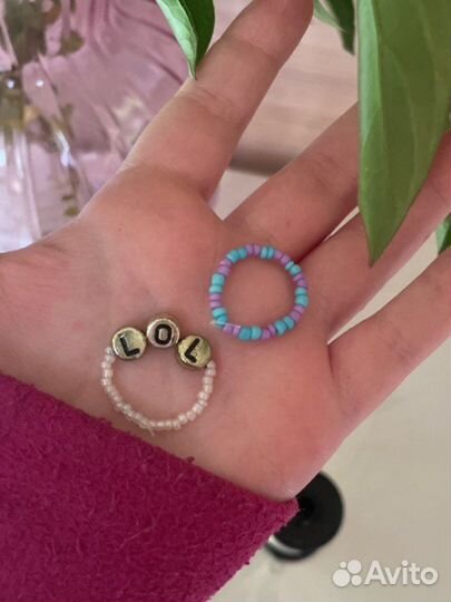 Кольца из бисера