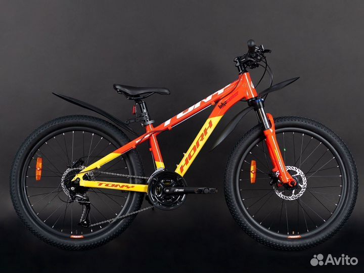 Велосипед horh tony tyhd 4.25 24 (2023) Orange-Yel
