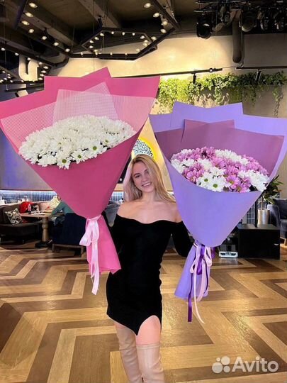 Букет-гигант из хризантемы