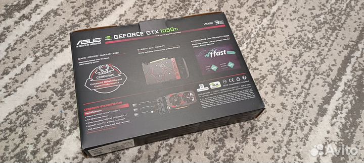 Игровая видеокарта asus GeForce GTX 1050 Ti