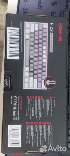 Redragon Fizz белый, серый K-617R 70675